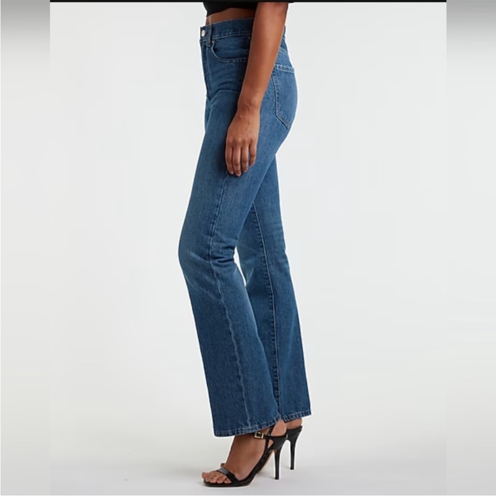 Express 90's Boot High Rise Jeans Size 10R Medium Wash